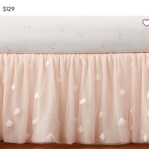 Monique Lhuillier Ethereal Tulle Crib Skirt